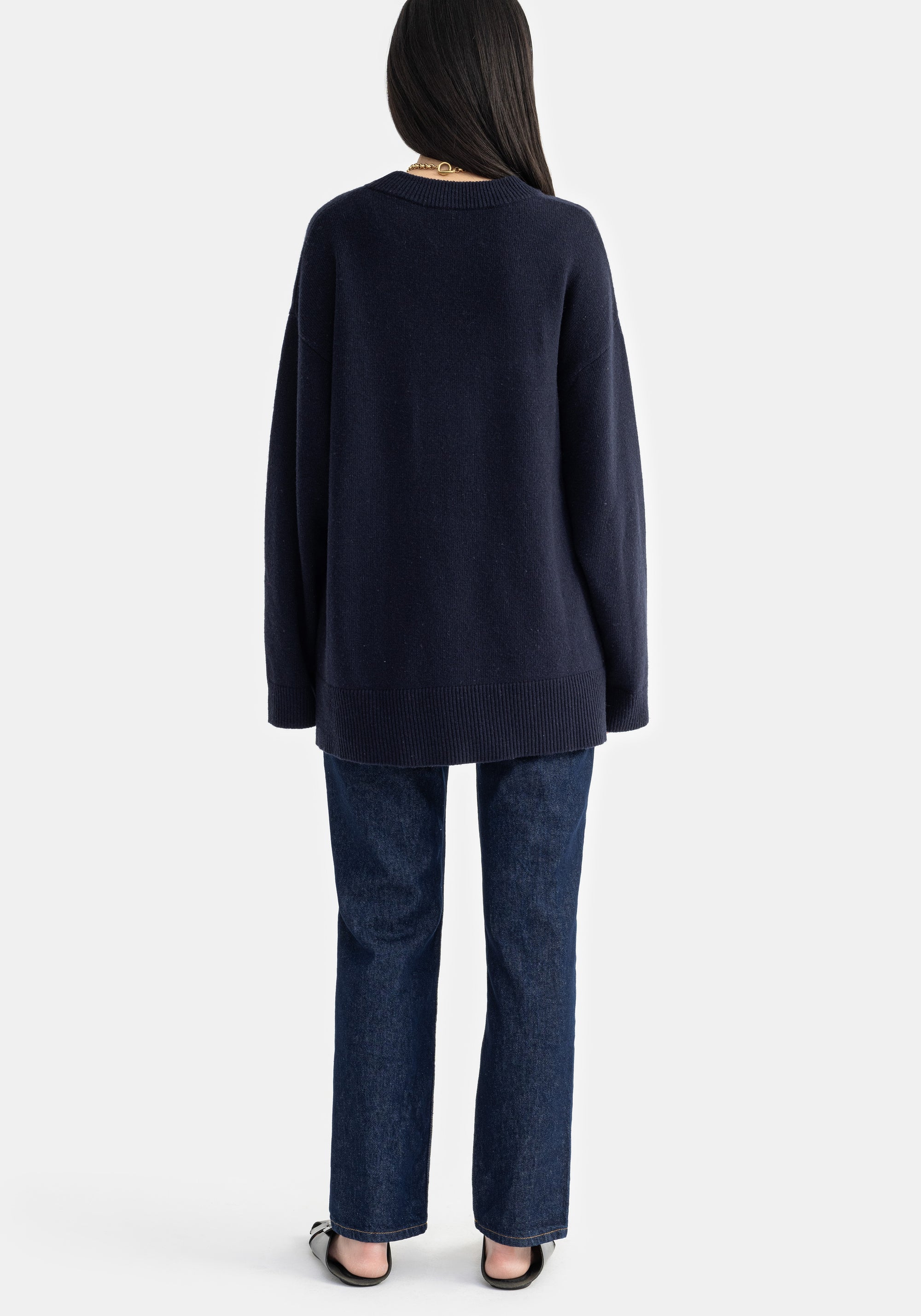 Nikolette Mimosa wool jumper - Midnight