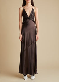 Nirva dress - Dark Brown