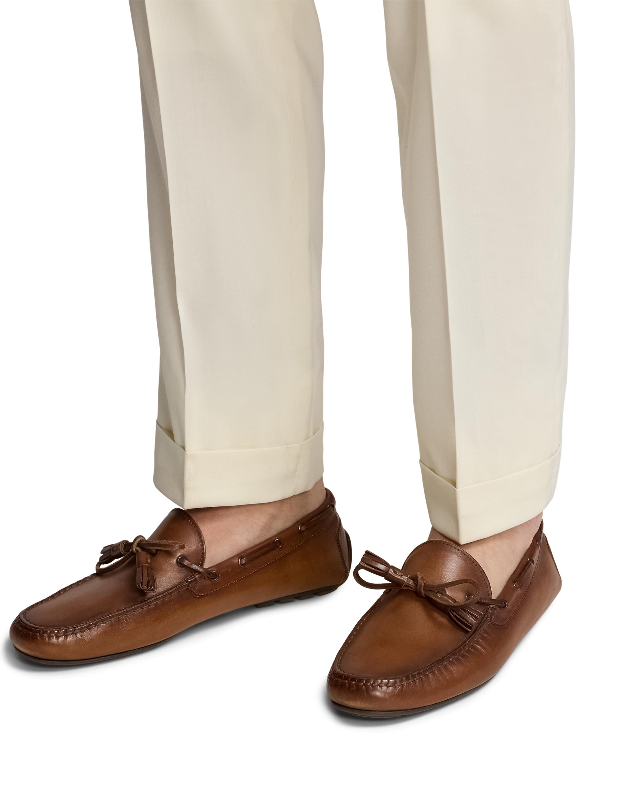 Harold leather tassel loafers - Tan
