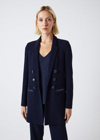 Veste longue - Marine