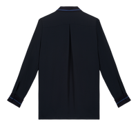 Chemise col tricot - Marine