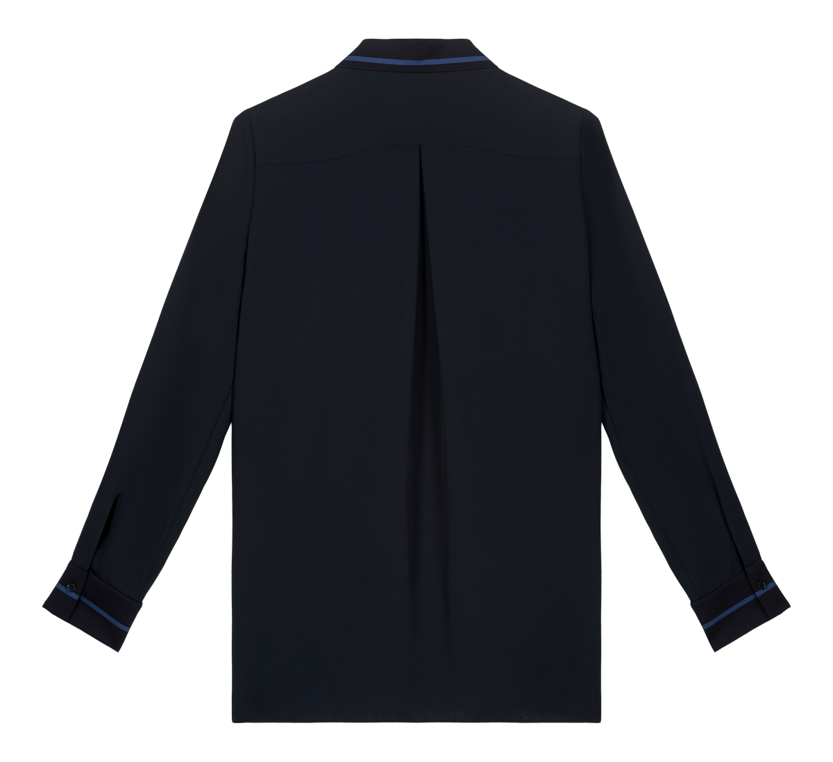 Chemise col tricot - Marine