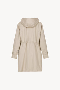 Impermeable a capuche - Beige Moyen