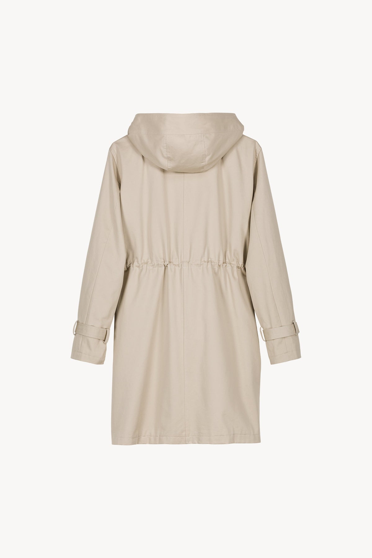 Impermeable a capuche - Beige Moyen