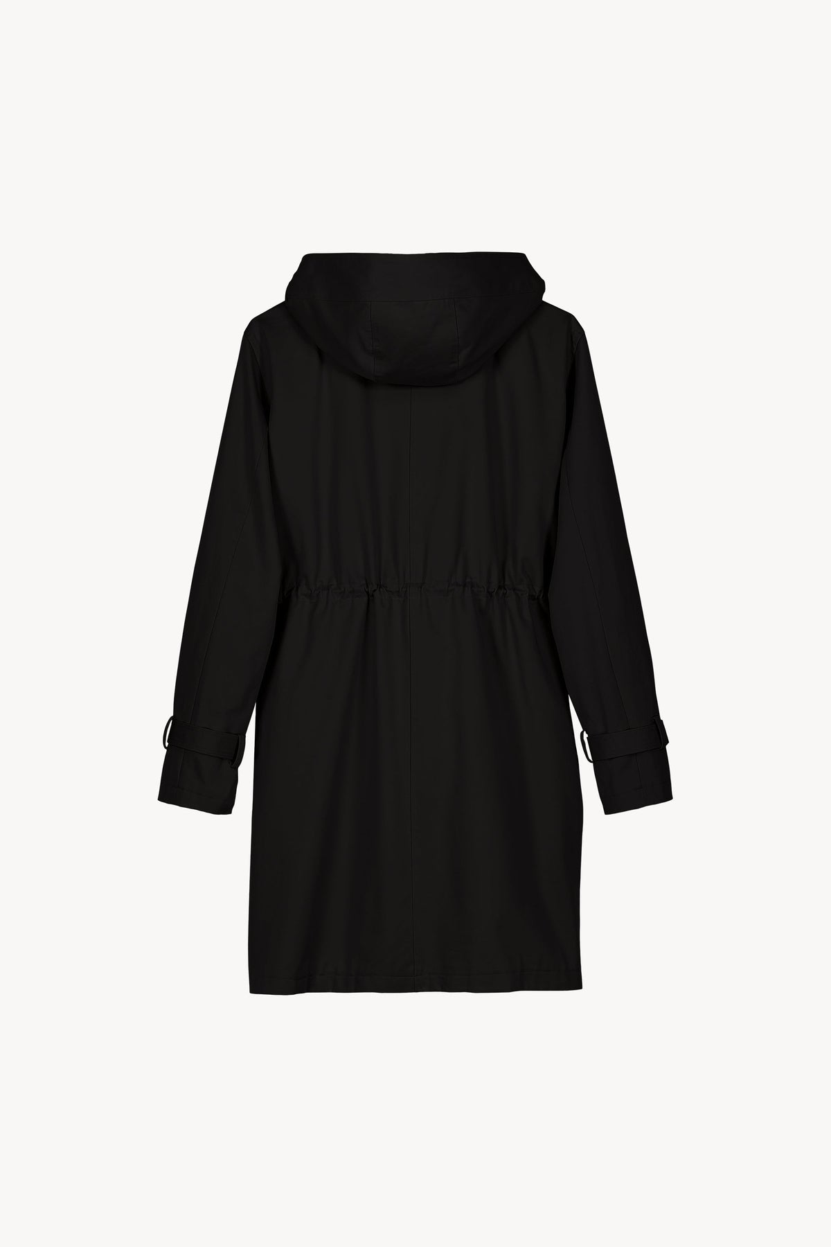 Impermeable a capuche - Noir