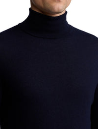 Pull à col roulé en cachemire - Classic Chairman Navy