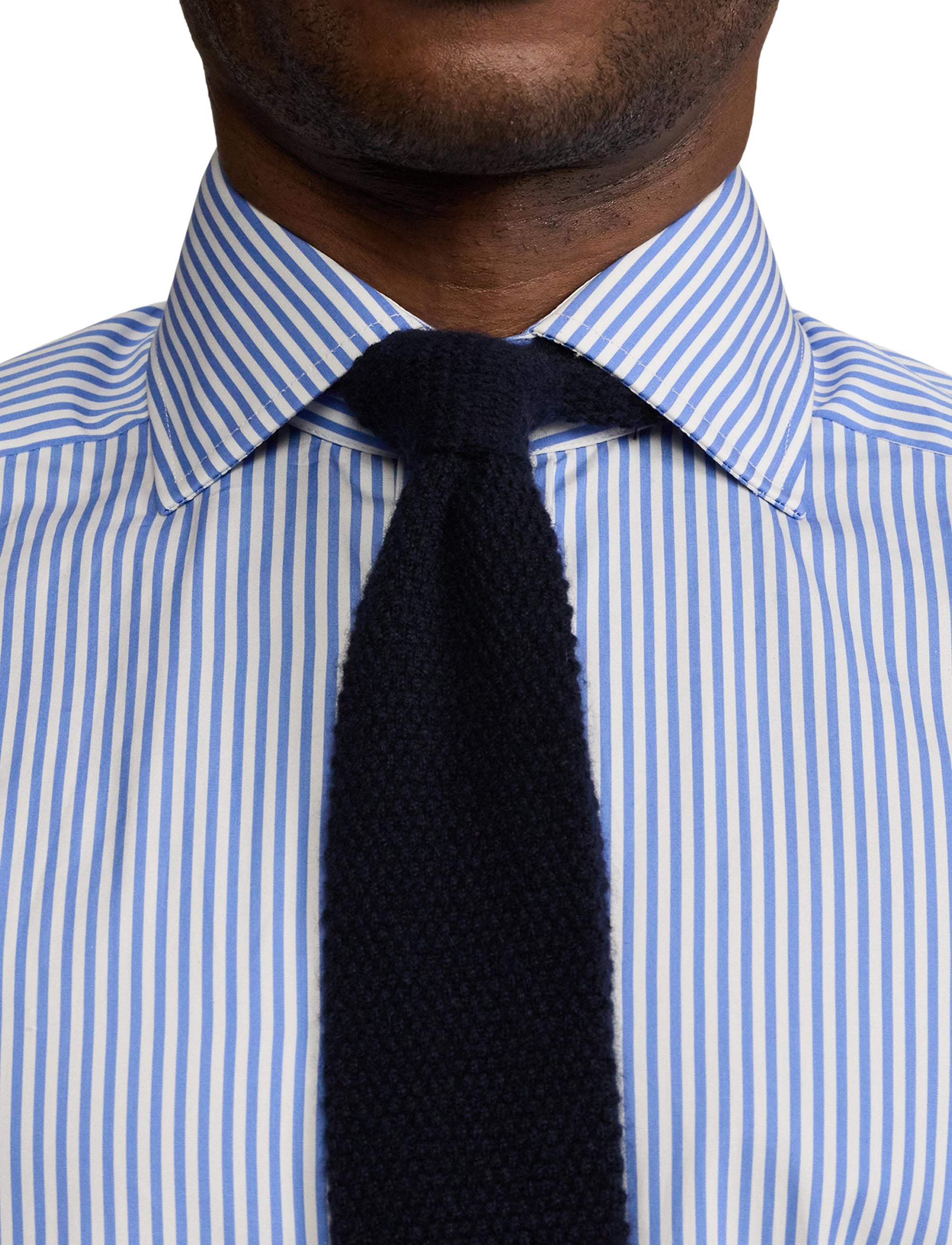 Chemise à rayures bengalies - Medium Blue And White