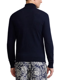 Pull à col roulé en cachemire - Classic Chairman Navy