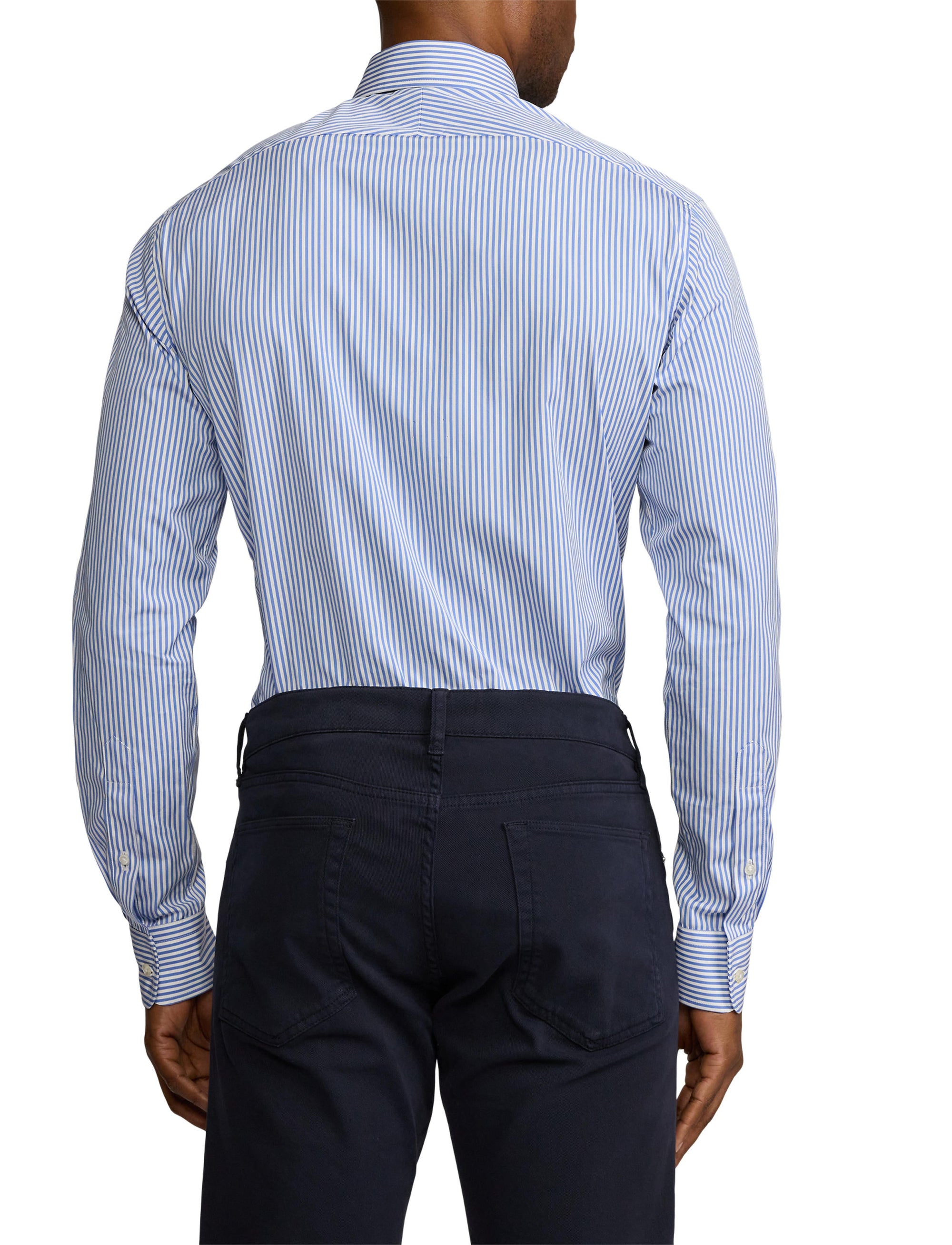 Chemise à rayures bengalies - Medium Blue And White