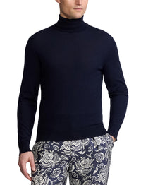 Pull à col roulé en cachemire - Classic Chairman Navy