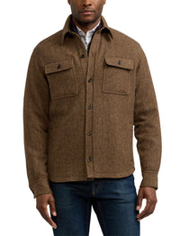 Wool and cashmere blend button-down sports shirt - Multicolour