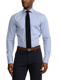 Chemise à rayures bengalies - Medium Blue And White