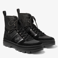 Bottes Normandy en nylon et cuir - Black Mix
