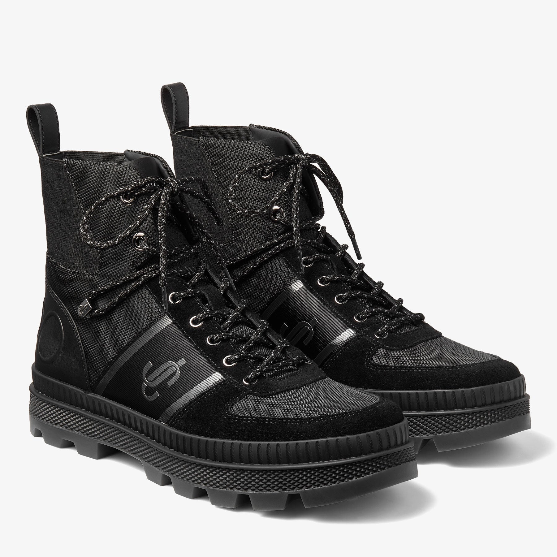 Bottes Normandy en nylon et cuir - Black Mix