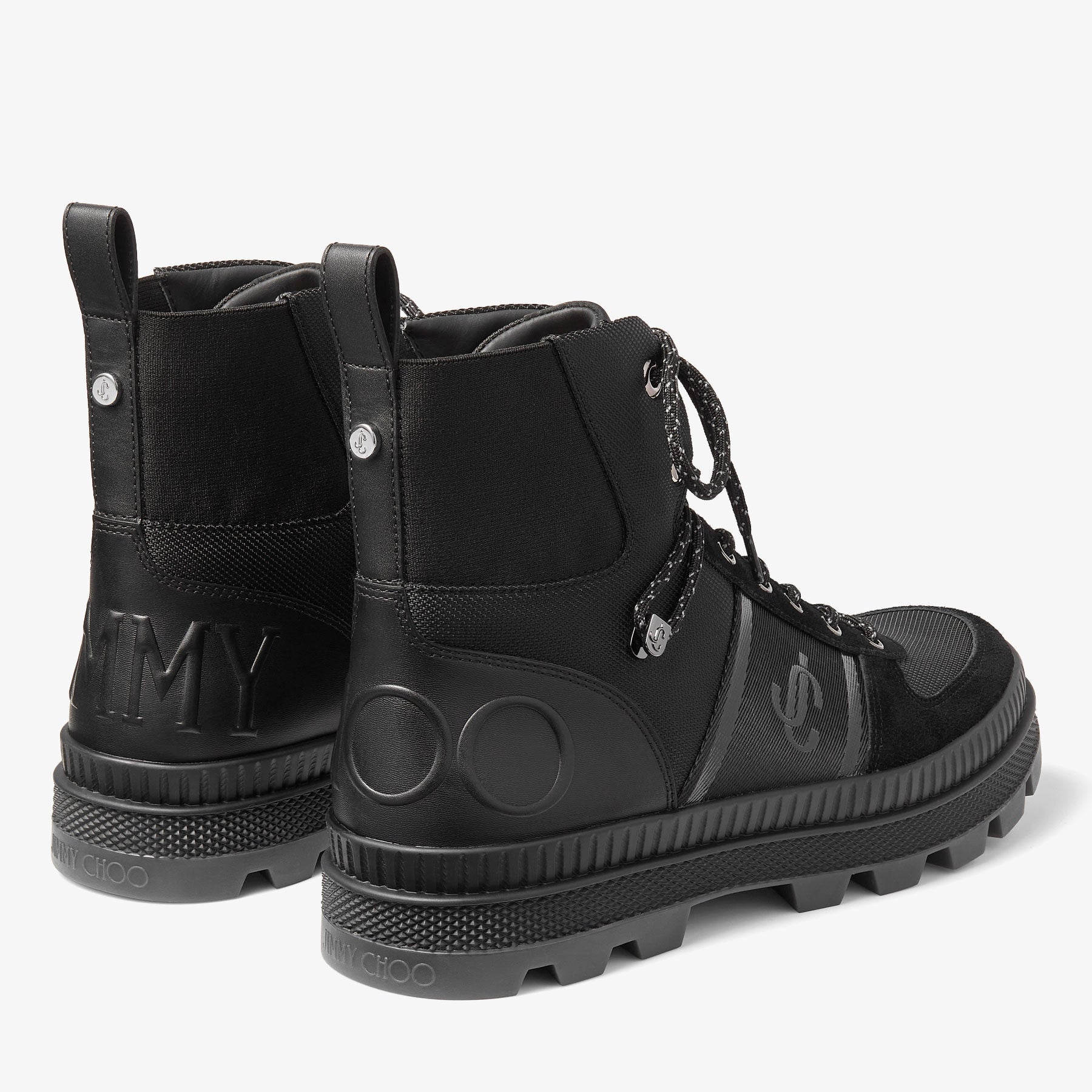 Bottes Normandy en nylon et cuir - Black Mix