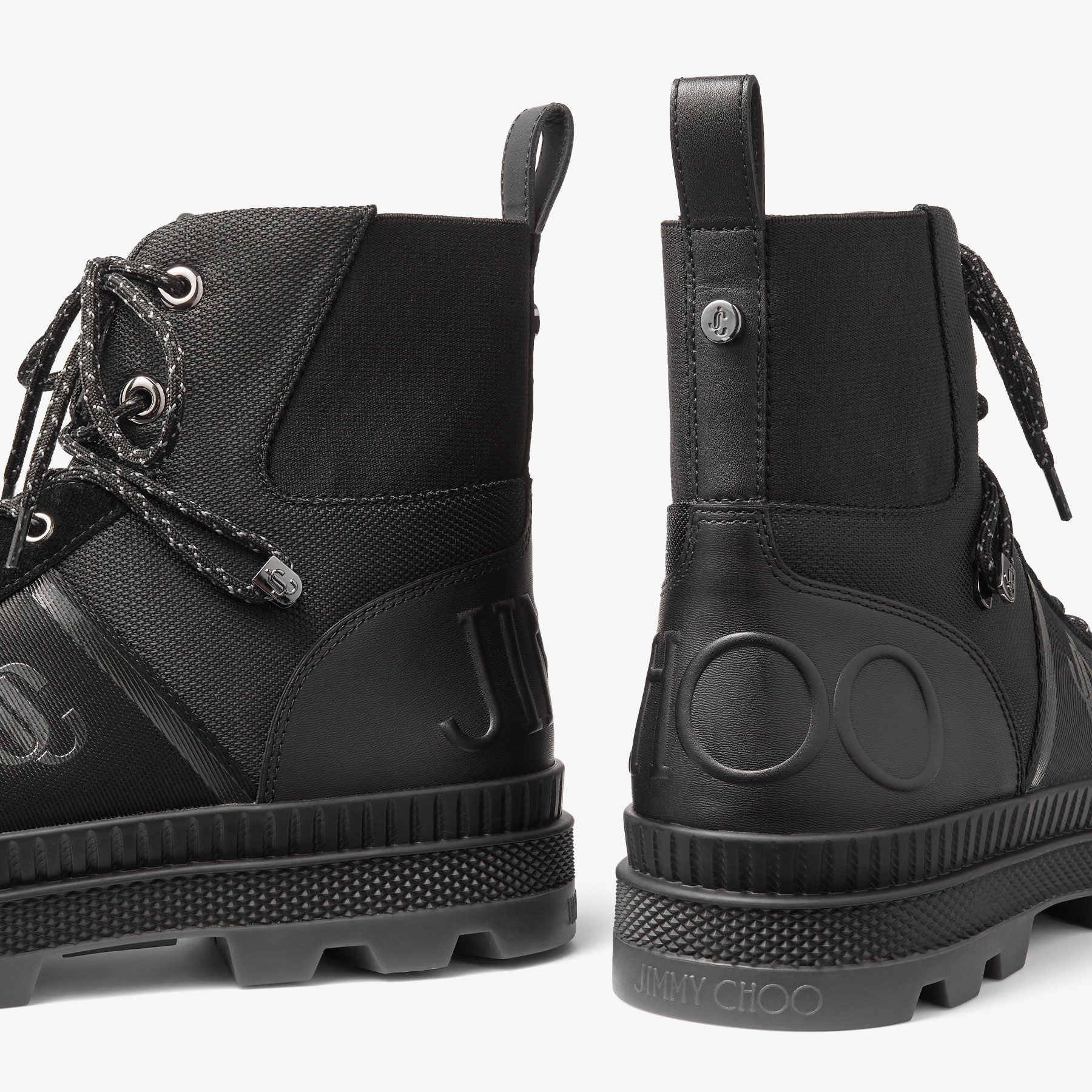 Bottes Normandy en nylon et cuir - Black Mix