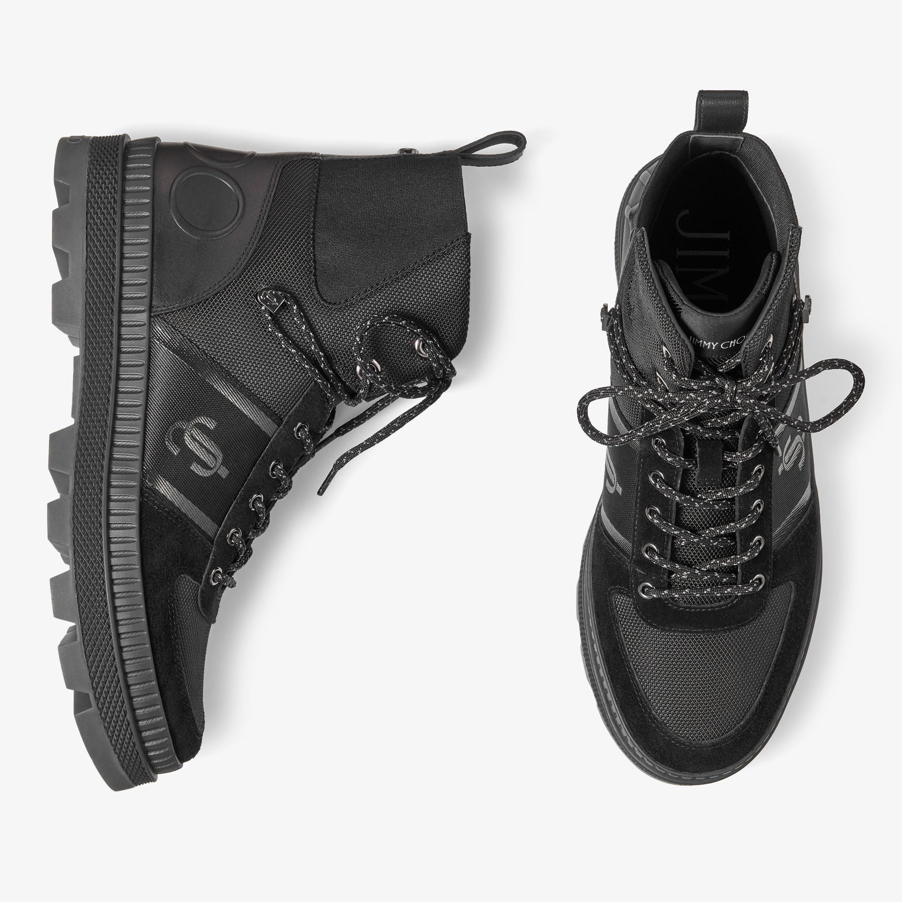 Bottes Normandy en nylon et cuir - Black Mix