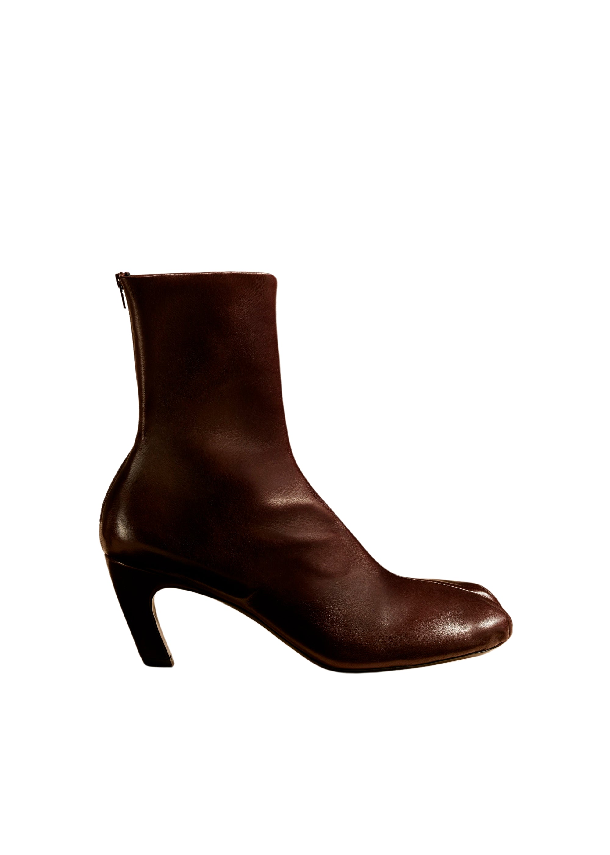 Normandy boot in leather - Bordeaux
