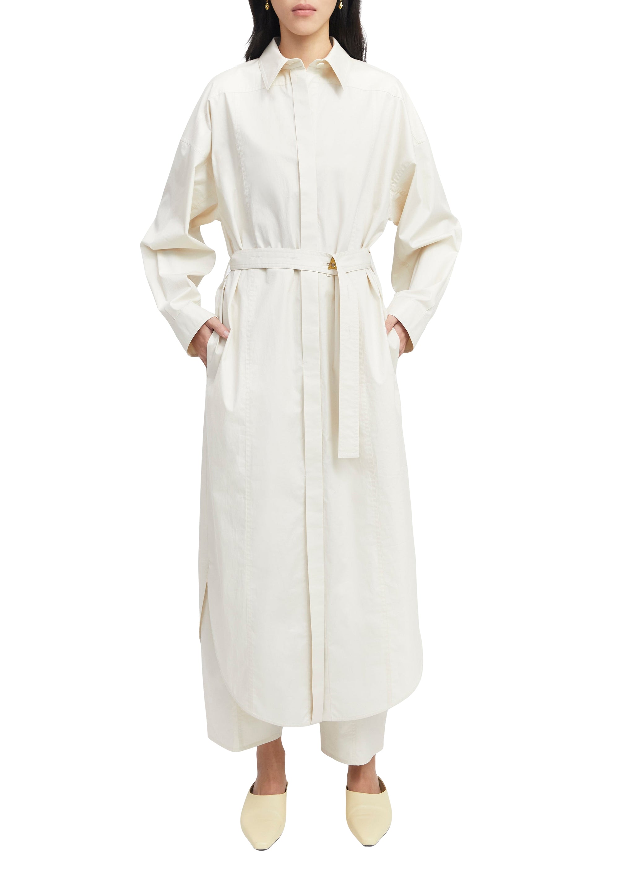 Veste Nova ceinturée - Off White