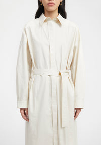 Veste Nova ceinturée - Off White