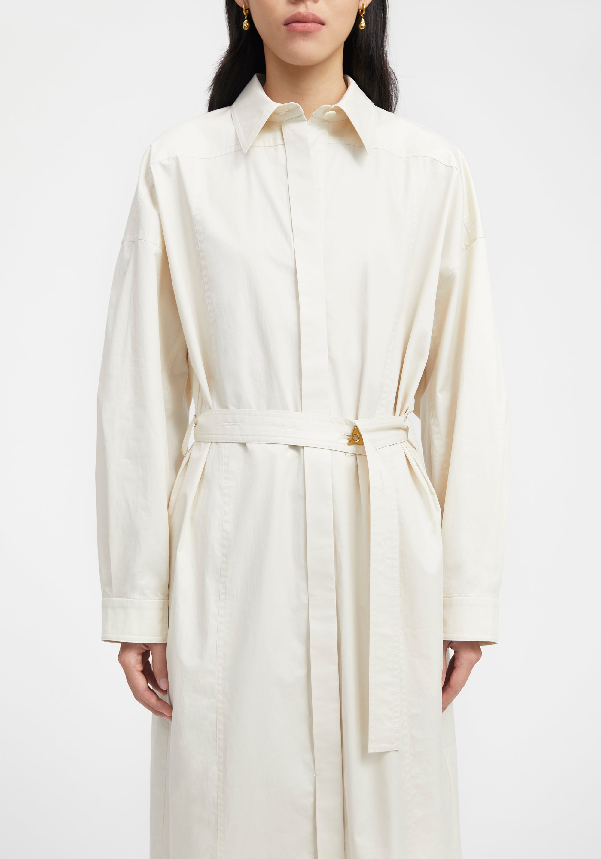 Veste Nova ceinturée - Off White