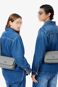 Monogrammed flap bag - Monument