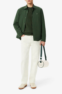 Small Club 1930 shoulder bag in piqué - Farine Sinople
