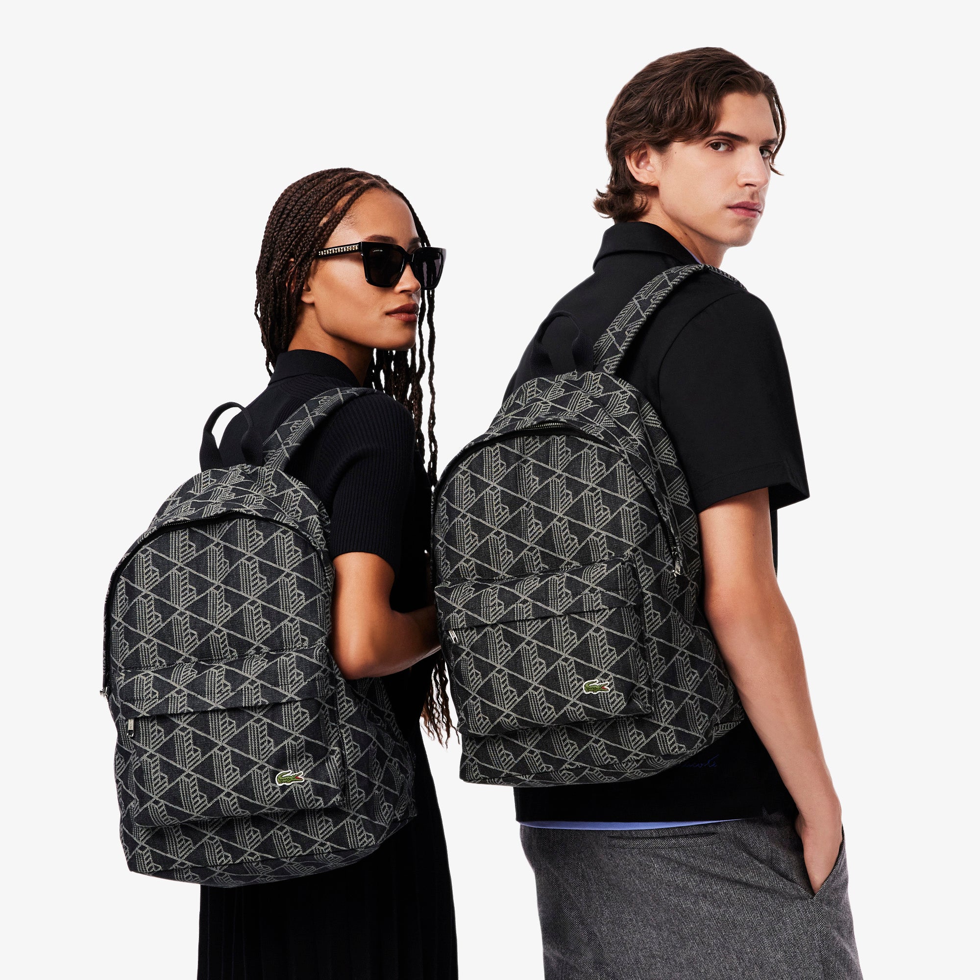 Backpack - Mono Jacquard Denim Noir