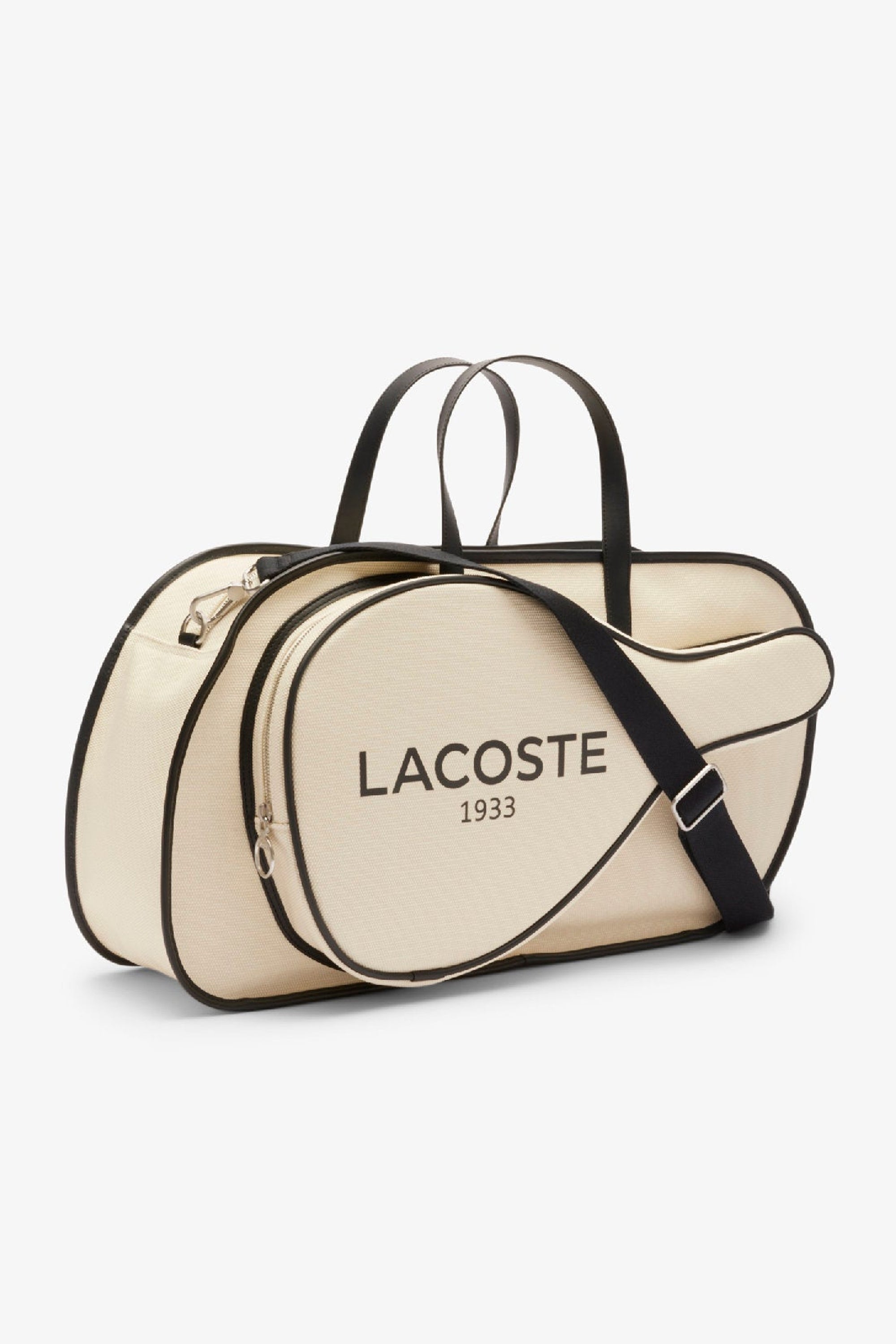 Grand sac raquette Heritage Canvas - Natural Noir