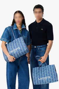 Grand sac cabas Heritage en jacquard - Mono Jacquard Denim