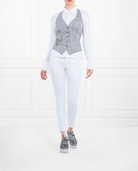 Veste Paz sans manches en Lin - Vapor Smoke