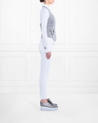Veste Paz sans manches en Lin - Vapor Smoke