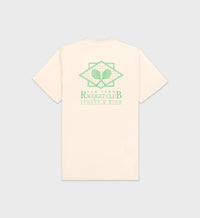 T-shirt NY Racquet Club à impression - Cream