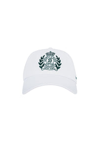 Casquette H&W Crest en tissu - White