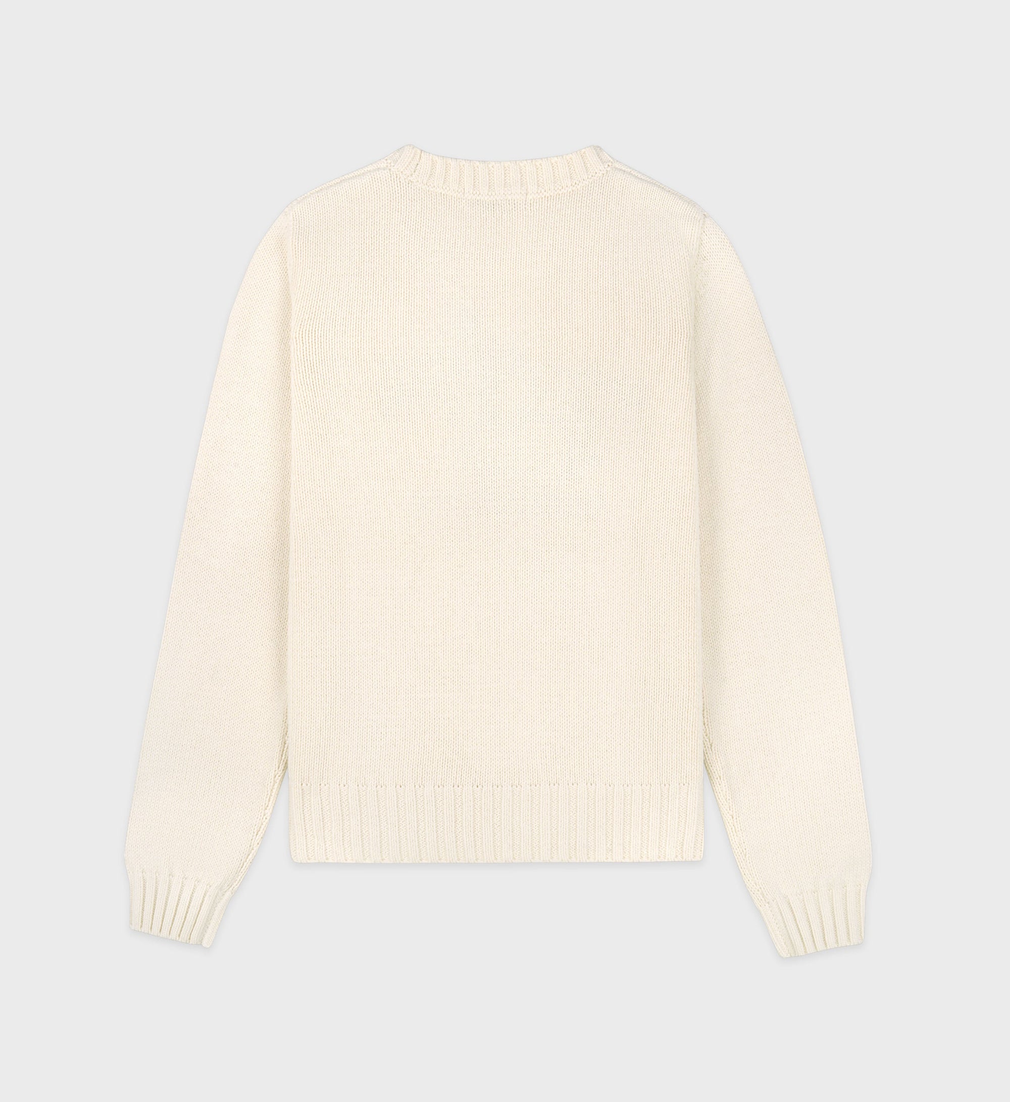 Sweatshirt NY Crest avec écusson en maille - Cream