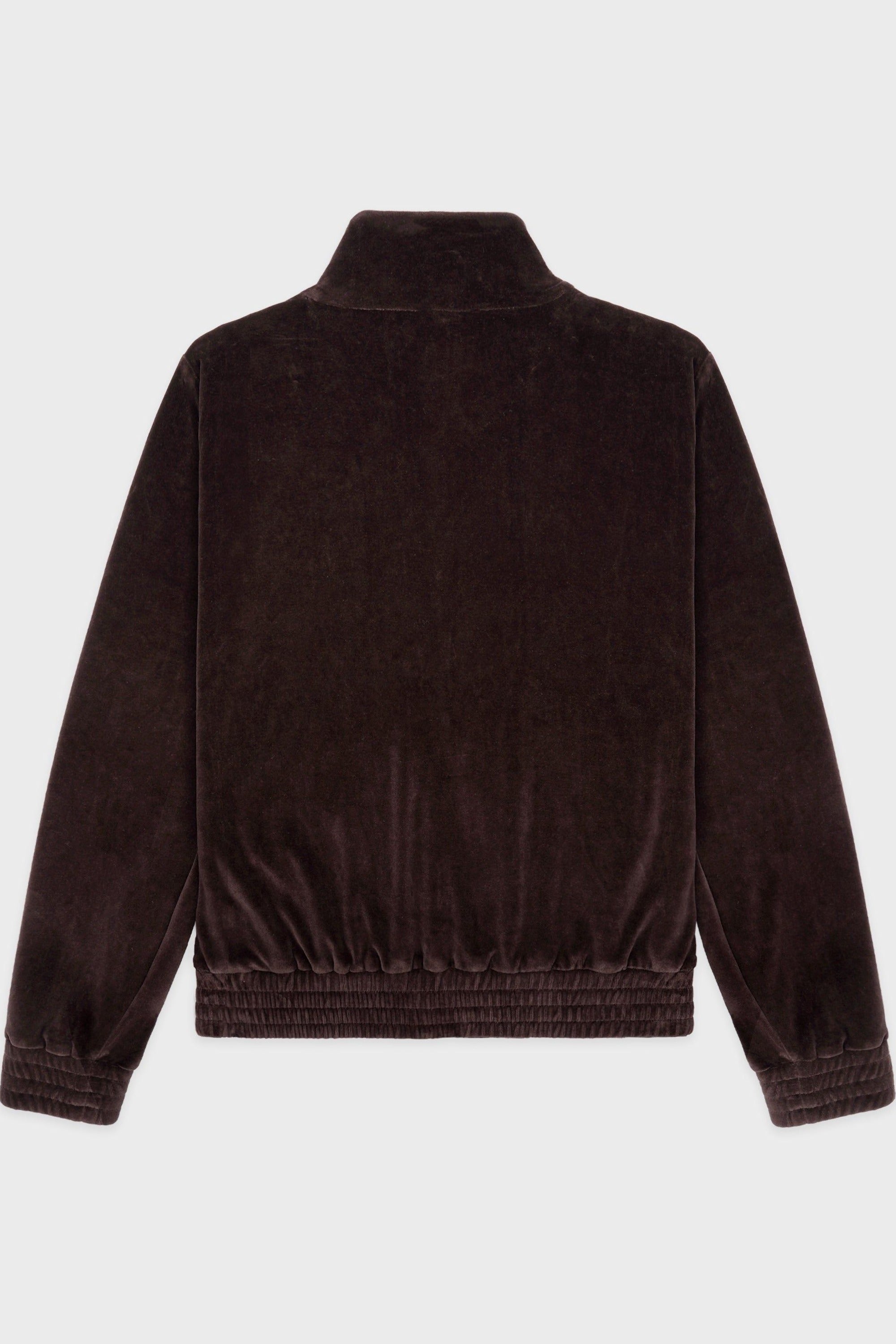 Gilet NY Crest en velours - Chocolate