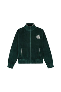 Gilet NY Crest en velours - Forest