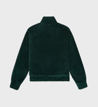 Gilet NY Crest en velours - Forest