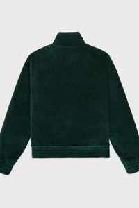 Gilet NY Crest en velours - Forest