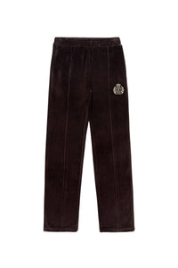 Pantalon NY Crest en velours - Chocolate