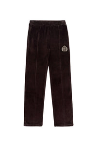 Pantalon NY Crest en velours - Chocolate