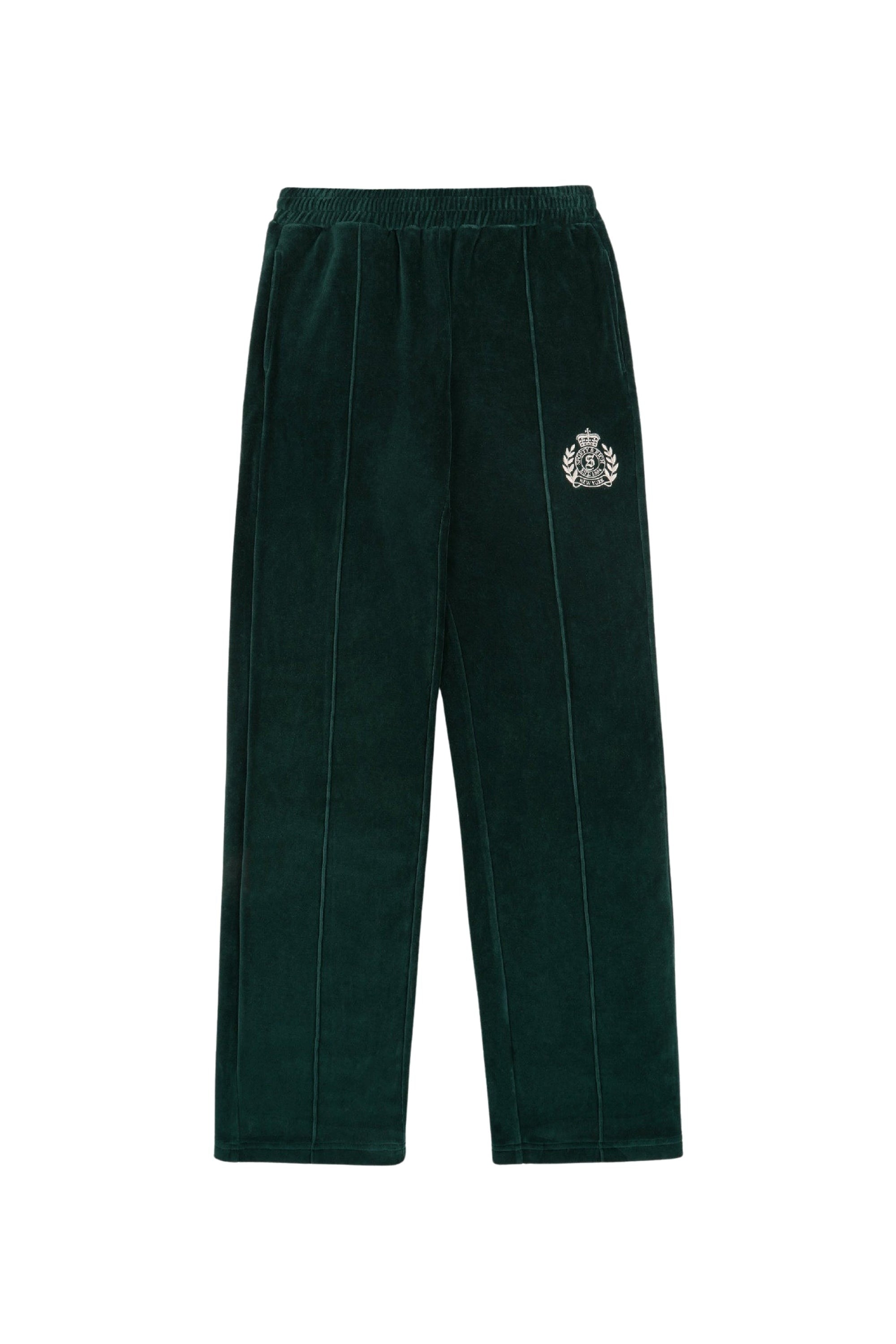 Pantalon NY Crest en velours - Forest
