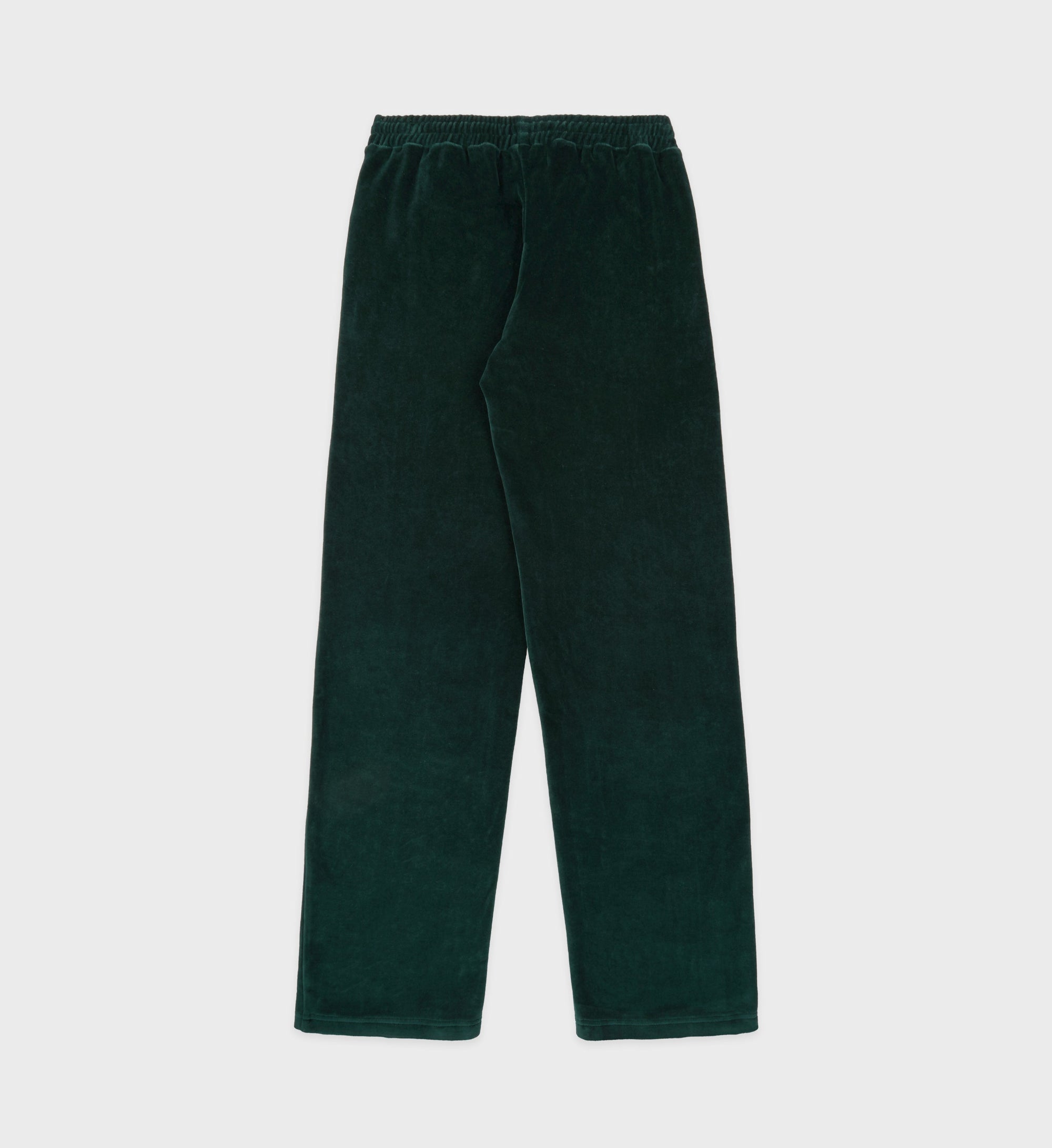 NY Crest velour trousers - Forest