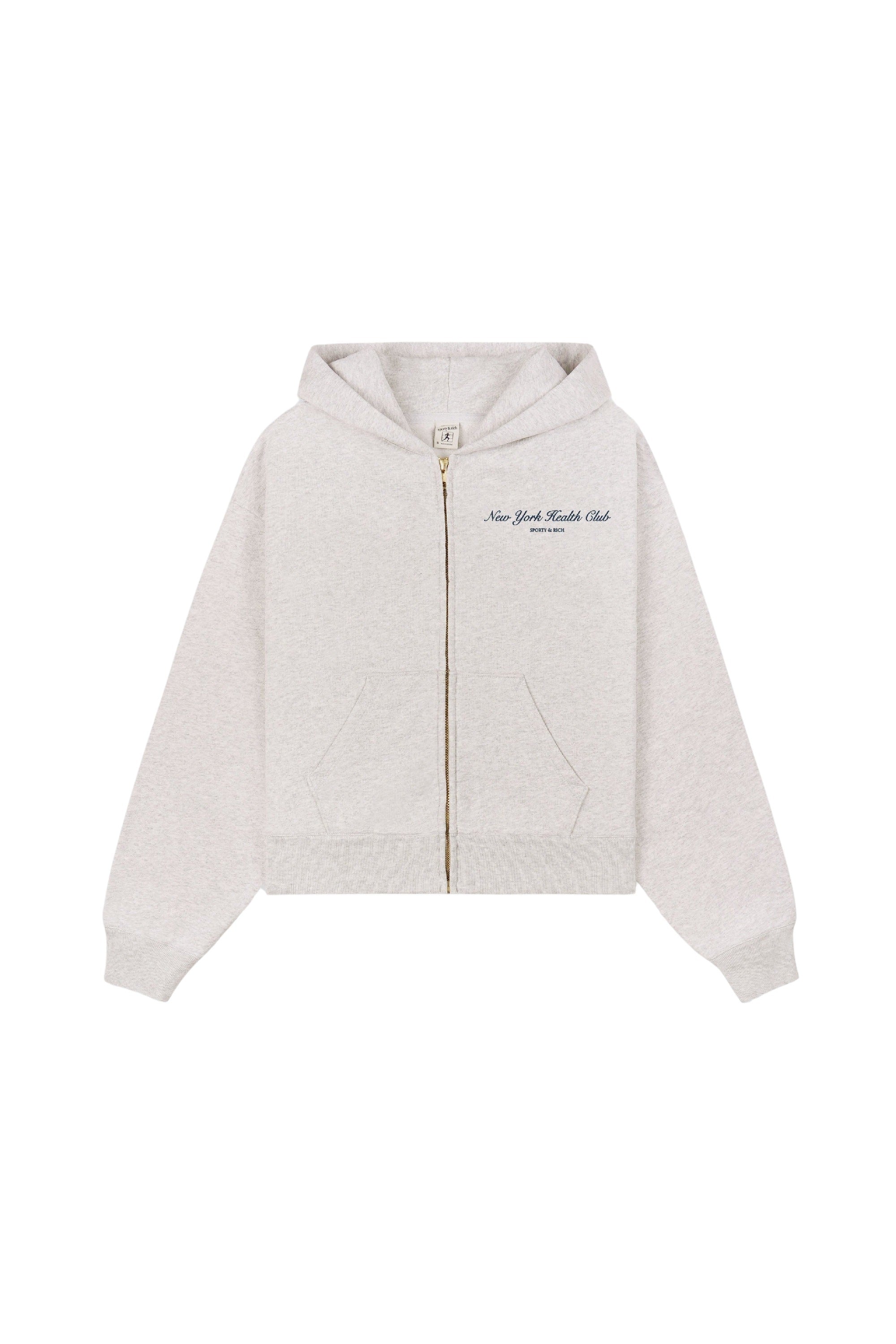 Sweat à capuche à zip - Heather Gray
