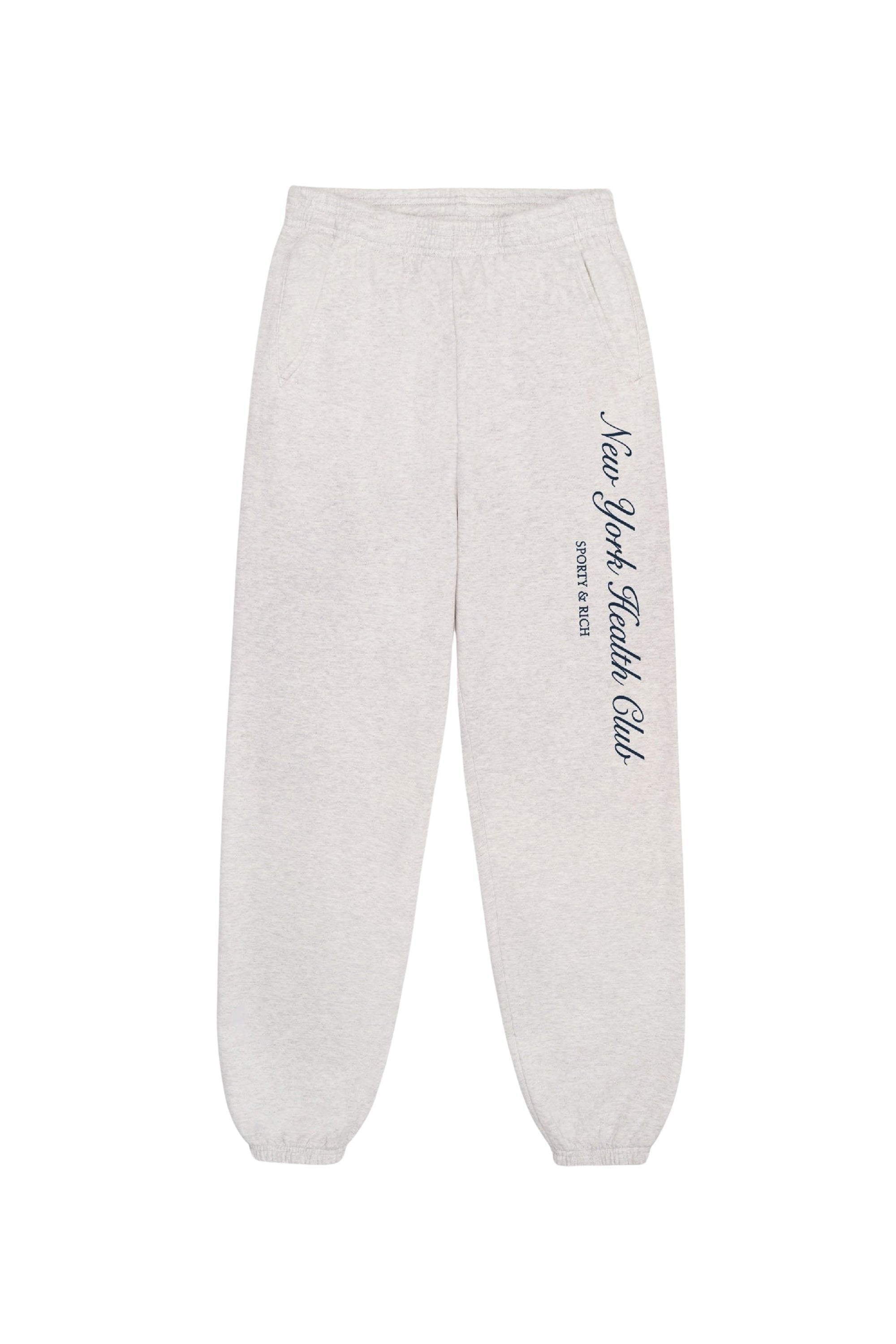 Pantalon de survêtement NY Health Club imprimé - Heather Gray