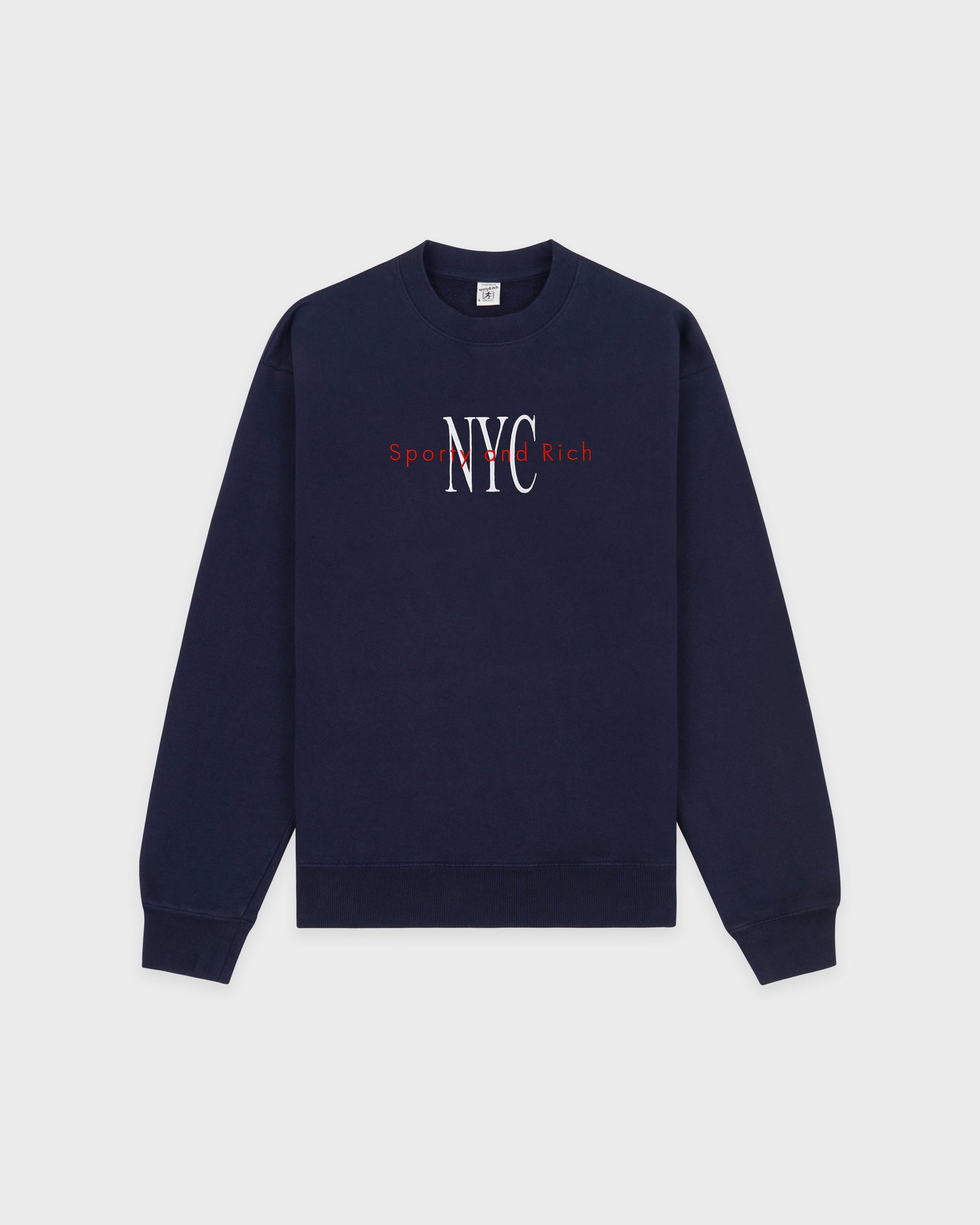 NY Minute Crewneck - Navy & White