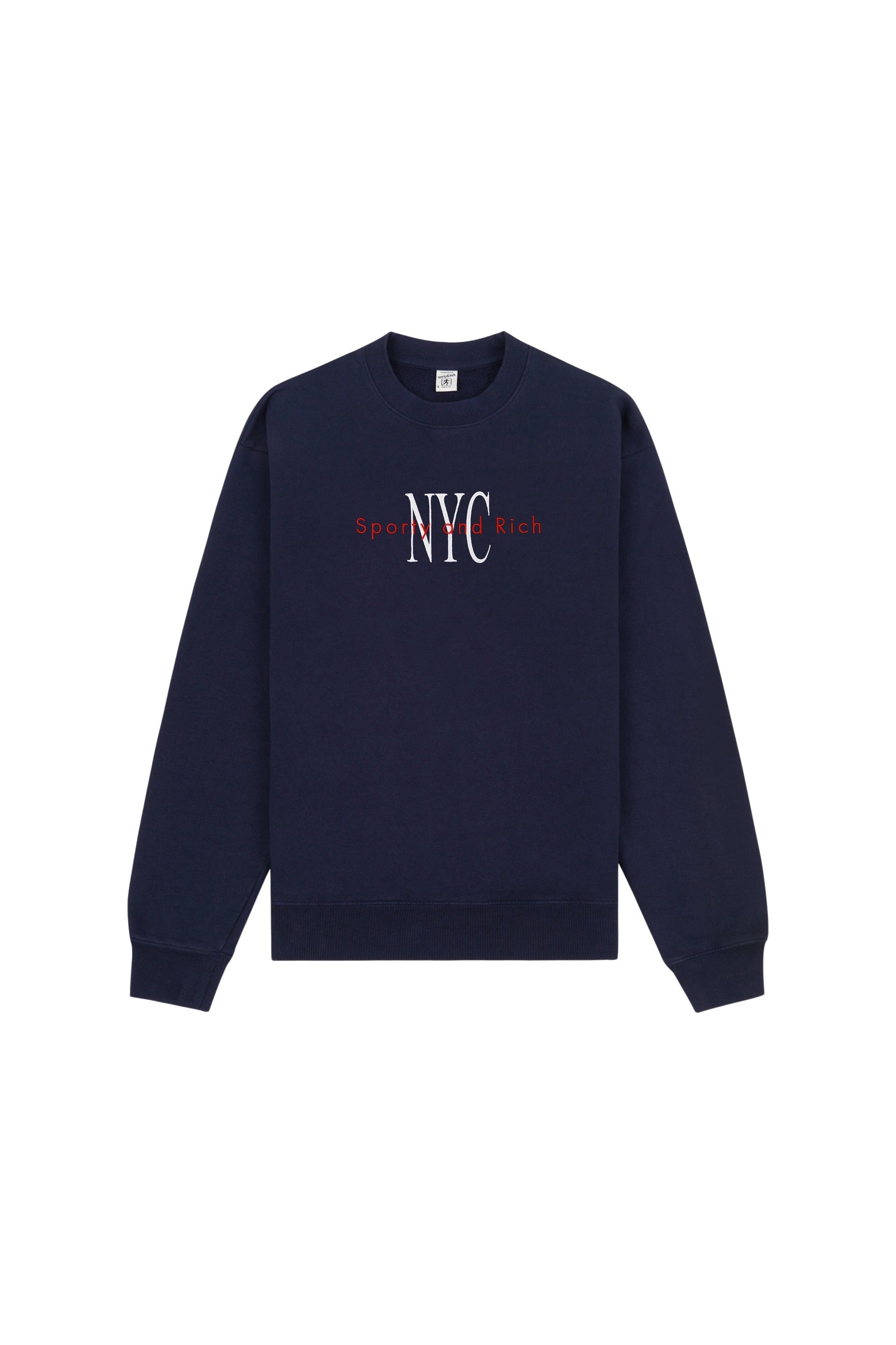 NY Minute Crewneck - Navy & White