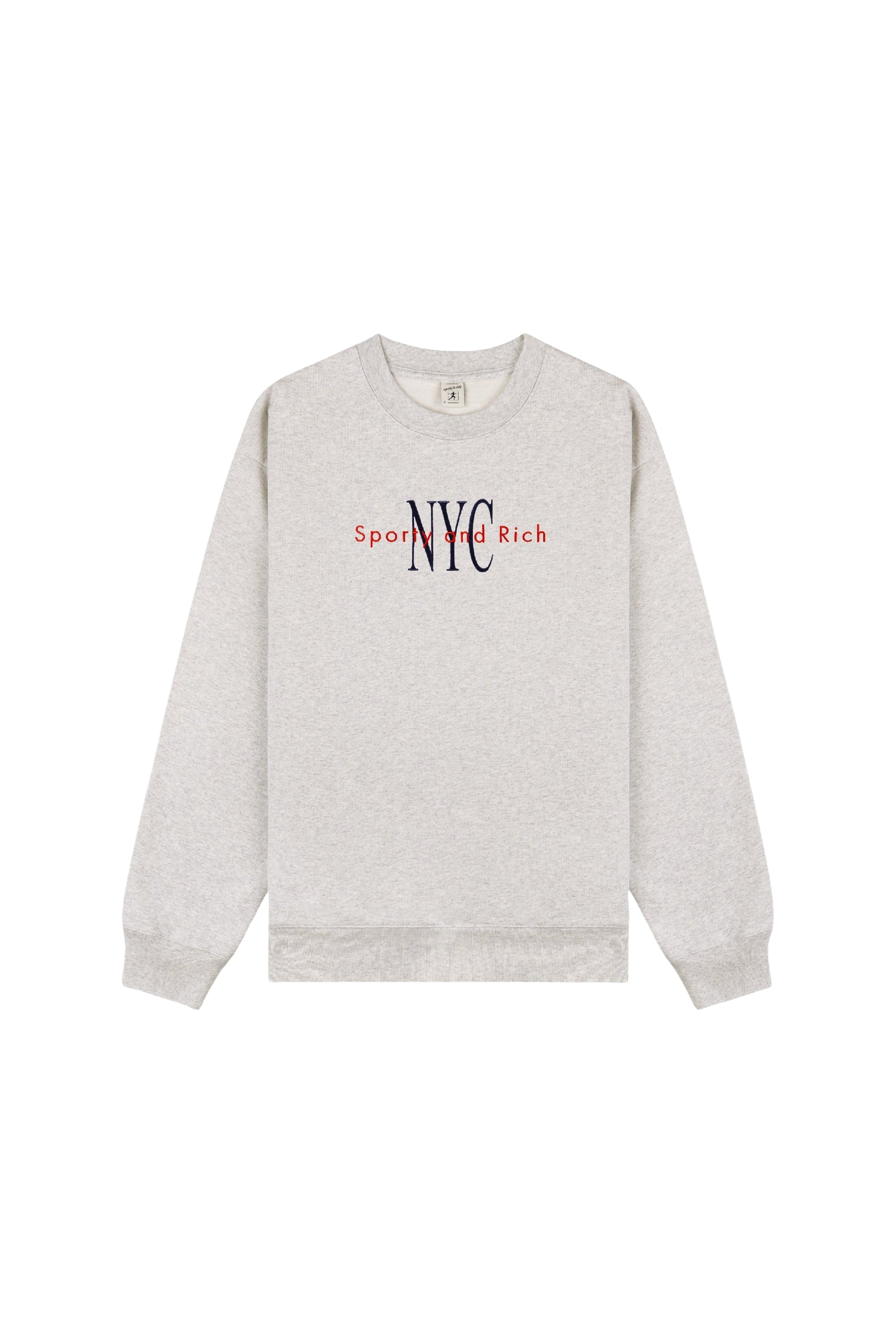 Sweatshirt NY Minute à broderie - Heather Gray