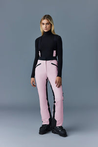 Pantalon de ski Nyomi à bretelles - Milkshake