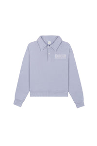 NY Racquet Club button-down polo shirt - Washed Periwinkle
